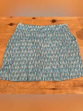 NWT Bermuda Sands Lexie Capri Pleated Tennis Pickleball Athletic Skort M